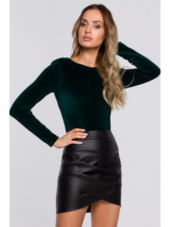 M567 Velvet Bodysuit - green