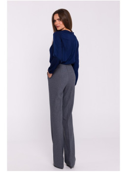 S375 Ilgarankovė palaidinė - tamsiai mėlyna