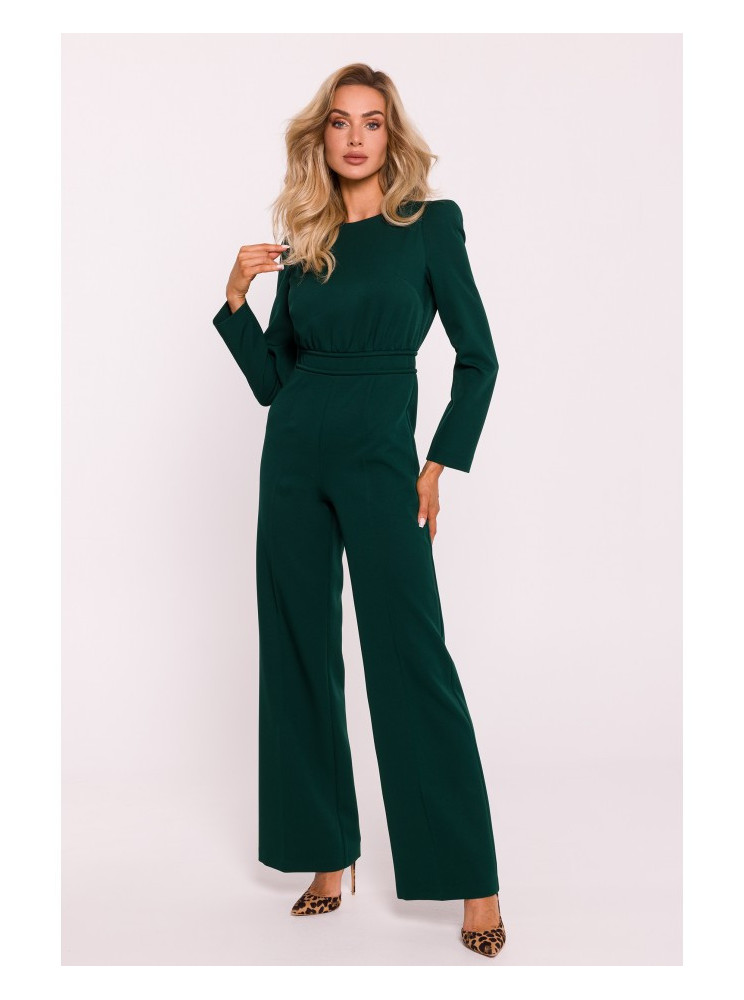 M811 Kombinezonas su paminkštintais pečiais - bottle green