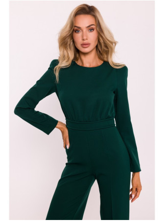 M811 Kombinezonas su paminkštintais pečiais - bottle green