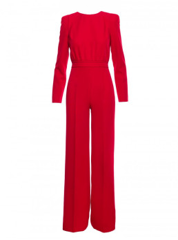 M811 Kombinezonas su paaukštintais pečiais - raudona