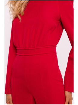 M811 Kombinezonas su paaukštintais pečiais - raudona
