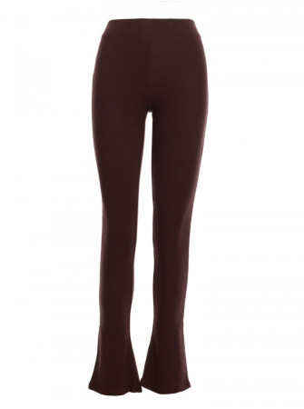 M816 Riebtiniai tamprės su skeltukais - ruda