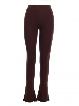 M816 Riebtiniai tamprės su skeltukais - ruda