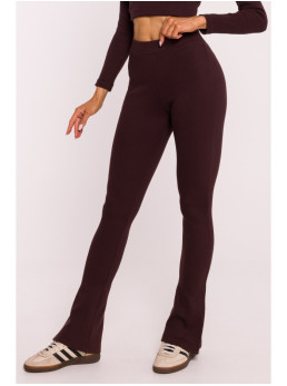 M816 Riebtiniai tamprės su skeltukais - ruda