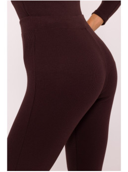 M816 Riebtiniai tamprės su skeltukais - ruda