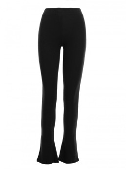 M816 Rauduoti tamprės su skeltukais - juoda