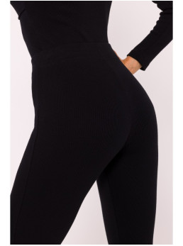 M816 Ripplės tamprės su skeltukais - juoda