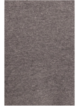 M818 Megzta suknelė su nuleistais pečiais - grey melange