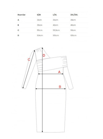 M820 Asimetriško kirpimo suknelė iš rib audinio - ruda