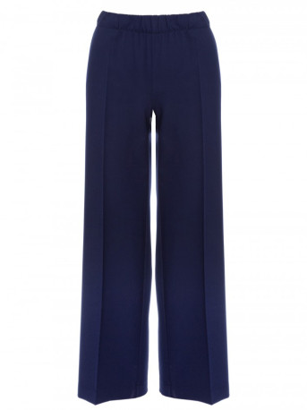 M570 Creased Leg Trousers - navy blue
