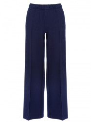 M570 Creased Leg Trousers - navy blue