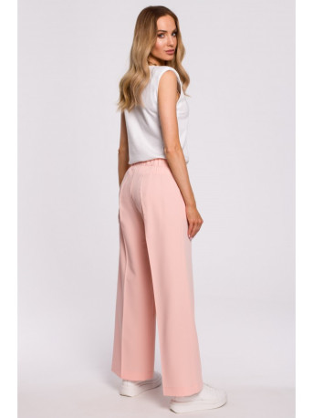 M570 Creased Leg Trousers - powder