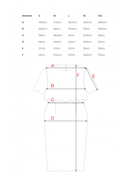 S379 Nėriniuota suknelė su dvigubo sluoksnio viršumi - pudros