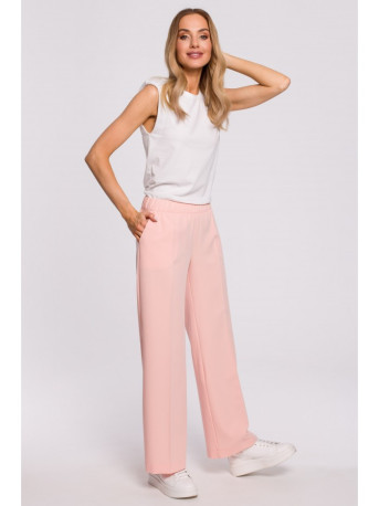 M570 Creased Leg Trousers - powder