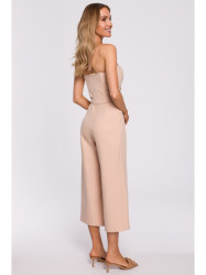 M571 Strapless Jumpsuit - beige