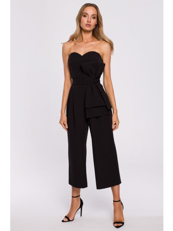 M571 Strapless Jumpsuit - black