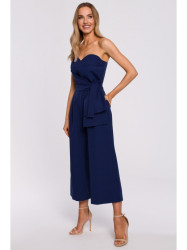 M571 Strapless Jumpsuit - navy blue