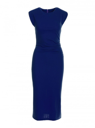 S382 Midi suknelė be rankovių - royalblue