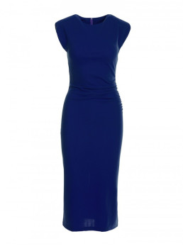 S382 Midi suknelė be rankovių - royalblue