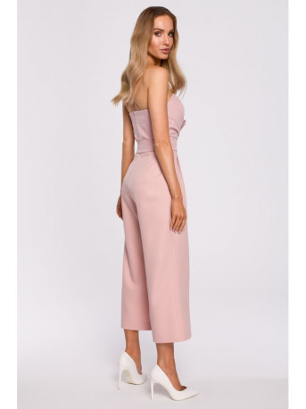 M571 Strapless Jumpsuit - powder