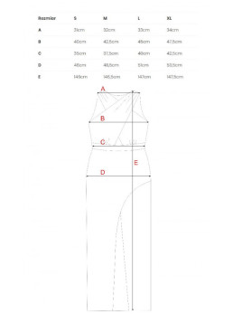 M835 Margas ilgas suknelė - smėlio