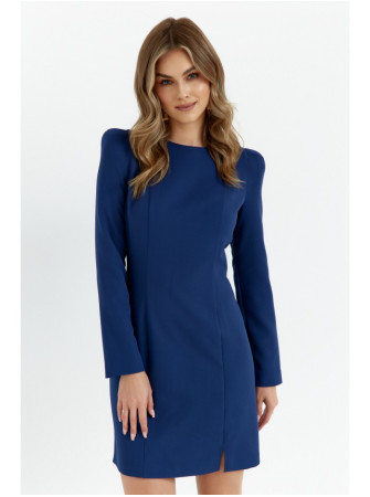M755 Modeliuojanti suknelė - tamsiai mėlyna