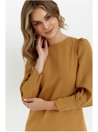 .K148 Trapecijos formos suknelė - cinnamon