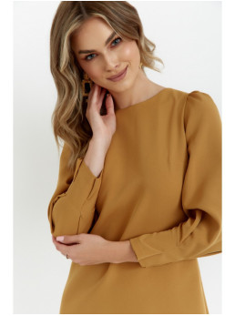 .K148 Trapecijos formos suknelė - cinnamon