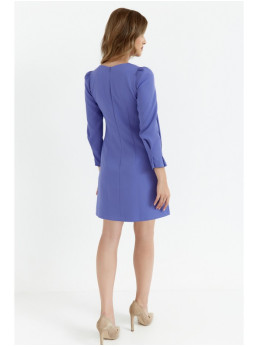 .K148 Trapecijos formos suknelė - light purple