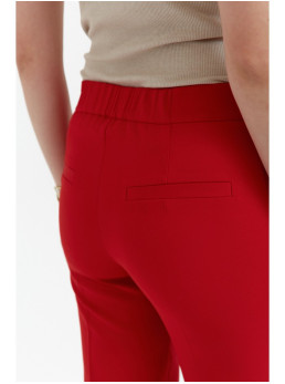 .K055 Slim silueto kelnės - raudona