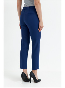 .K055 Slim silueto kelnės - tamsiai mėlyna