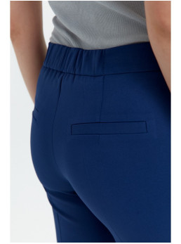 .K055 Slim silueto kelnės - tamsiai mėlyna