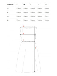 M581 Aukšto liemens suknelė be rankovių - Mocca