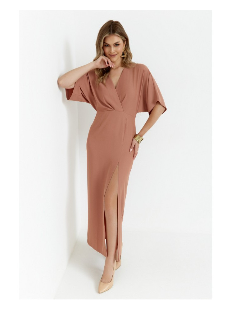 .K163 Ilgis suknelė - rožių