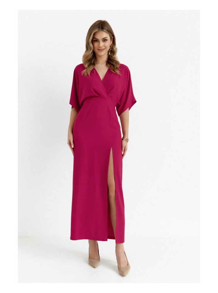 .K163 Ilga suknelė - slyvų