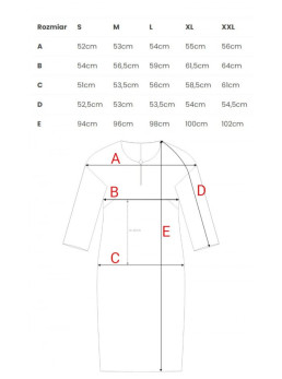 S394 Laisvo stiliaus suknelė su dekoratyvine iškirpte - rožinė