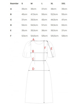 S400 Suknelė pūstomis rankovėmis - kreminė