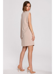 S262 Layered dress - beige