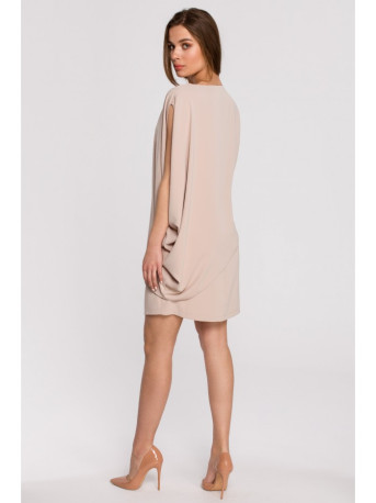 S262 Layered dress - beige