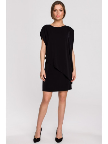 S262 Layered dress - black