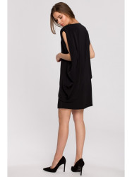 S262 Layered dress - black