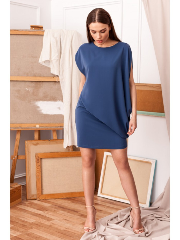S262 Layered dress - blue