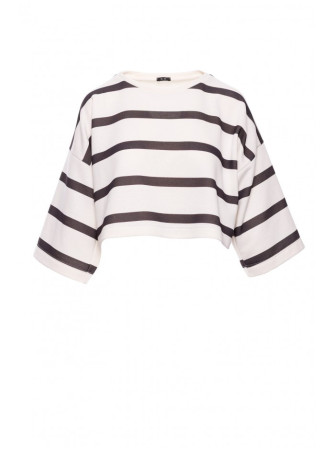 M844 Margaspalvis trumpas viršus - 1 modelis - spalva