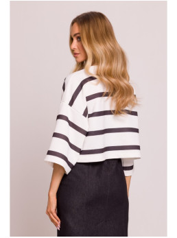 M844 Margaspalvis trumpas viršus - 1 modelis - spalva