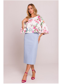 M844 Margaspalvis trumpintas topas (2 modelis) - spalva