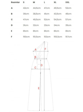 M845 Asimetriškas kombinezonas su juosmens juosta - mocca