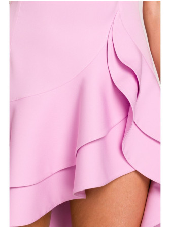 M850 Siaučiama mini suknelė - candy pink