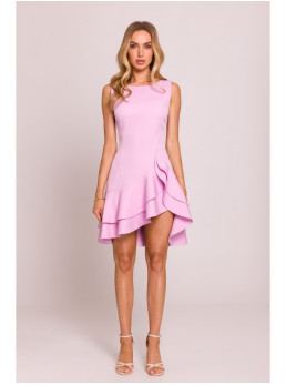 M850 Siaučiama mini suknelė - candy pink