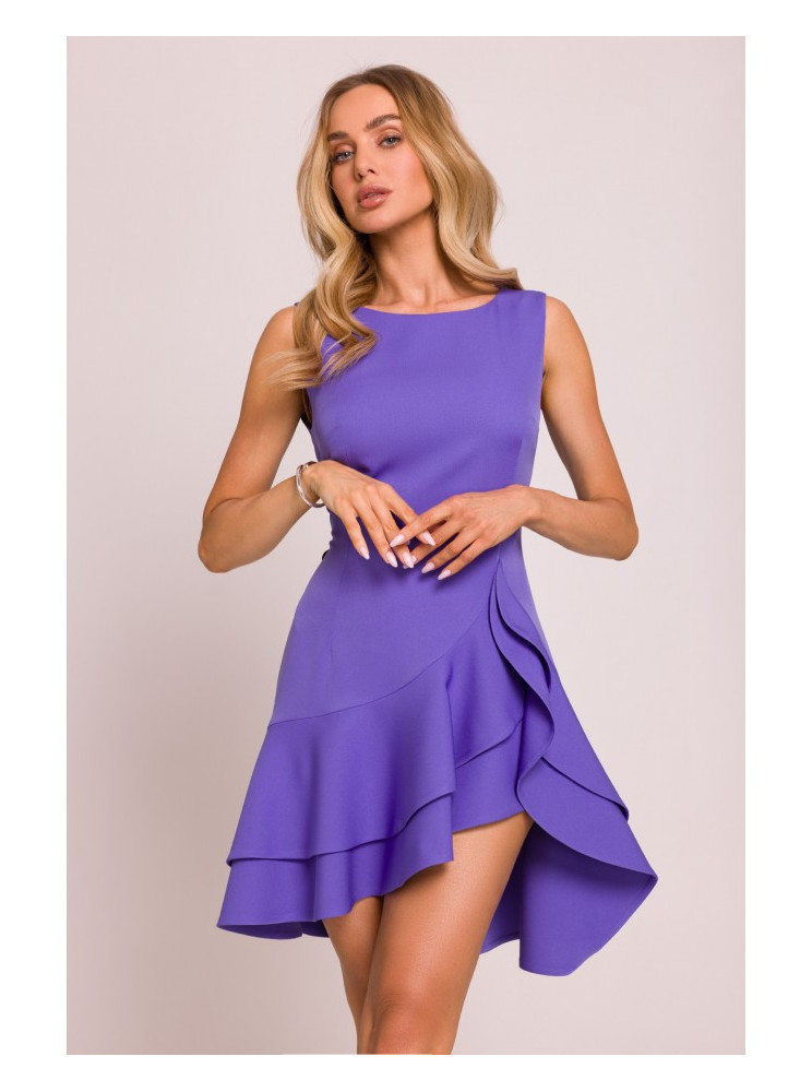 M850 Siaučiama mini suknelė - light purple